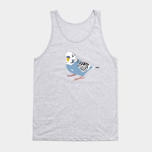 Blue Budgie Tank Top